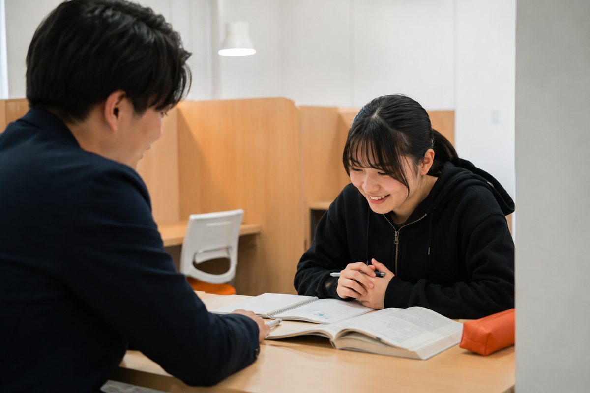 高校生の個別指導の様子